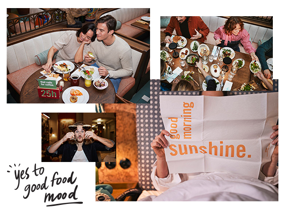 Branded tableware used across hospitality settings